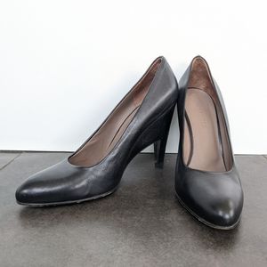 Jil Sander black leather pumps - size 38
